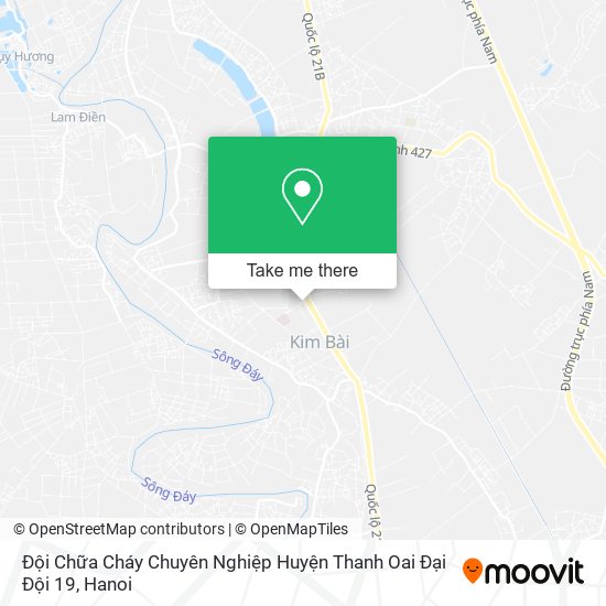 Đội Chữa Cháy Chuyên Nghiệp Huyện Thanh Oai Đại Đội 19 map