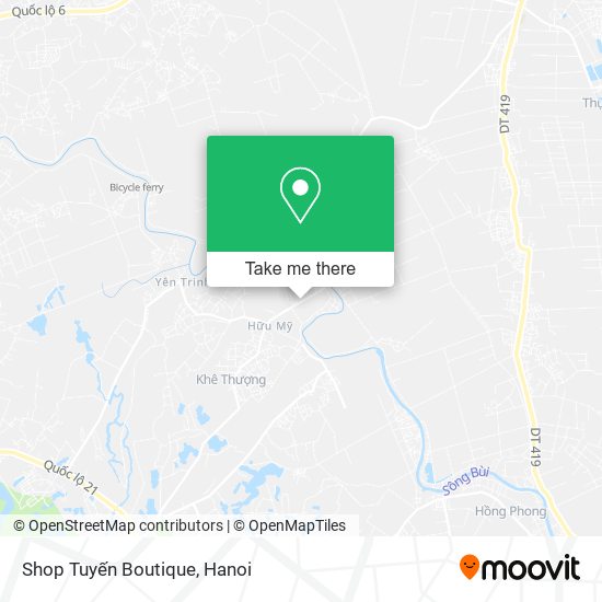 Shop Tuyến Boutique map