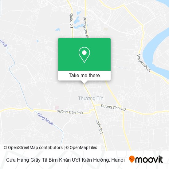 Cửa Hàng Giấy Tã Bỉm Khăn Ướt Kiên Hường map