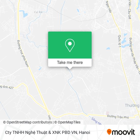 Cty TNHH Nghệ Thuật & XNK PBD VN map