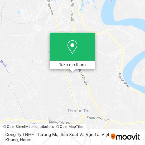 Công Ty TNHH Thương Mại Sản Xuất Và Vận Tải Việt Khang map