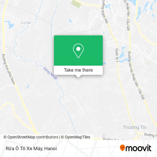 Rửa Ô Tô Xe Máy map