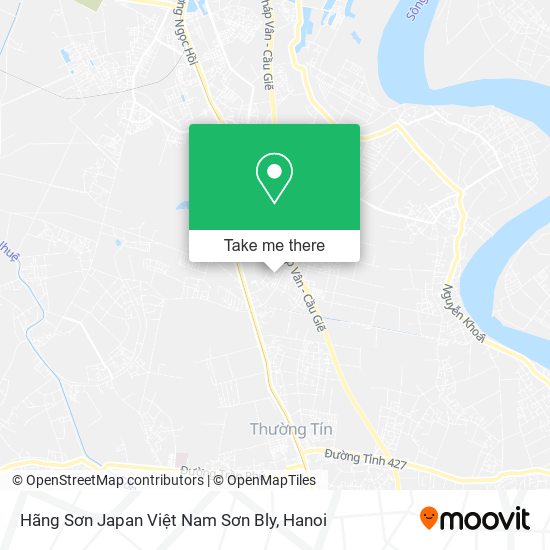 Hãng Sơn Japan Việt Nam Sơn Bly map