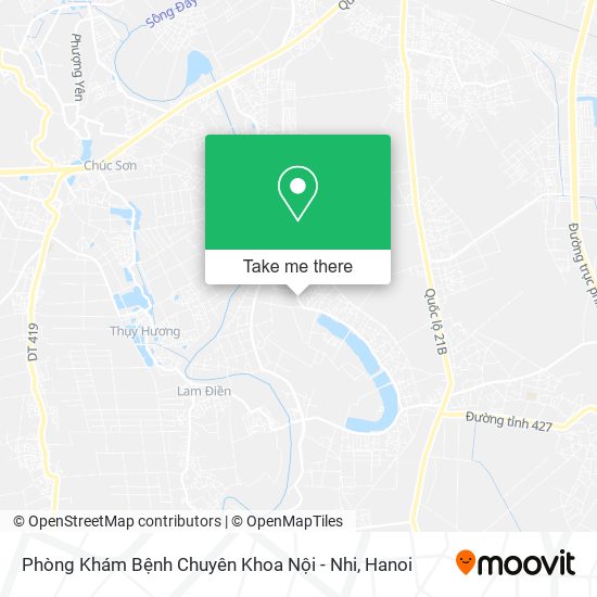 Phòng Khám Bệnh Chuyên Khoa Nội - Nhi map