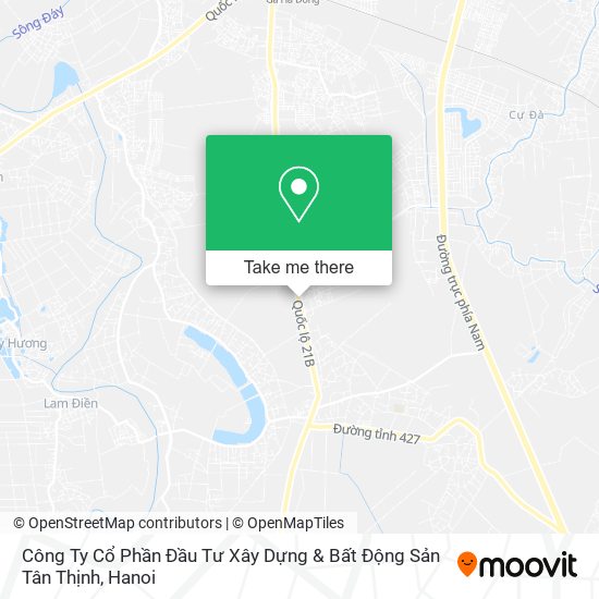 Công Ty Cổ Phần Đầu Tư Xây Dựng & Bất Động Sản Tân Thịnh map