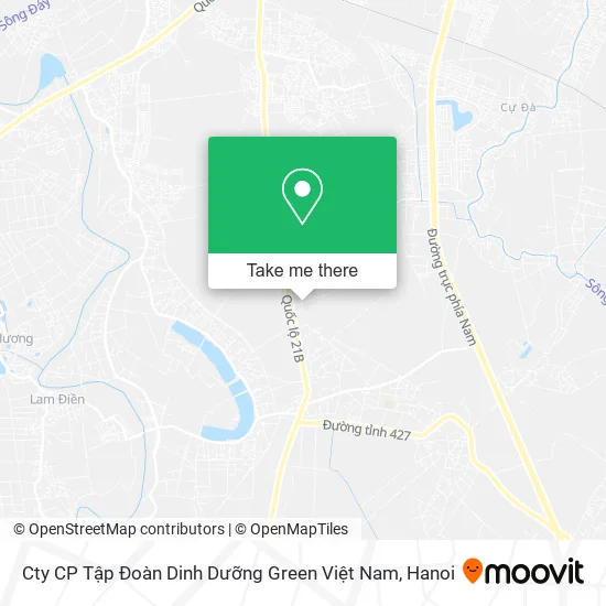 Cty CP Tập Đoàn Dinh Dưỡng Green Việt Nam map
