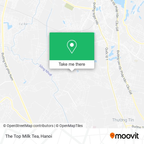 The Top Milk Tea map