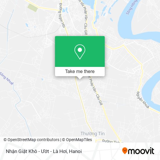 Nhận Giặt Khô - Ướt - Là Hơi map