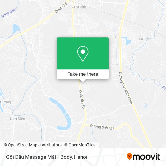 Gội Đầu Massage Mặt - Body map