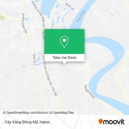 Cây Xăng Đông Mỹ map