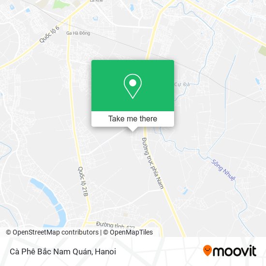 Cà Phê Bắc Nam Quán map