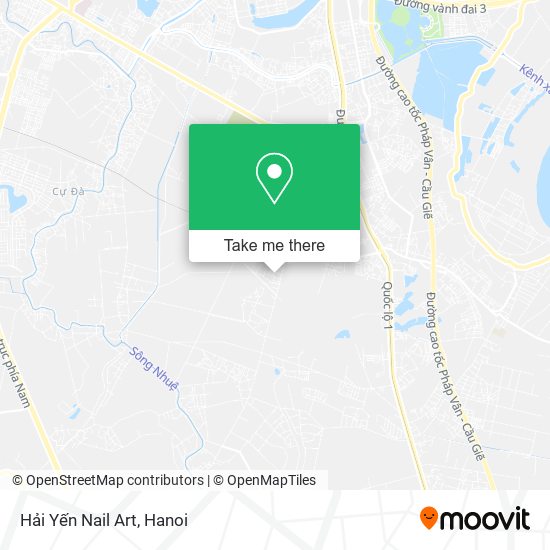 Hải Yến Nail Art map