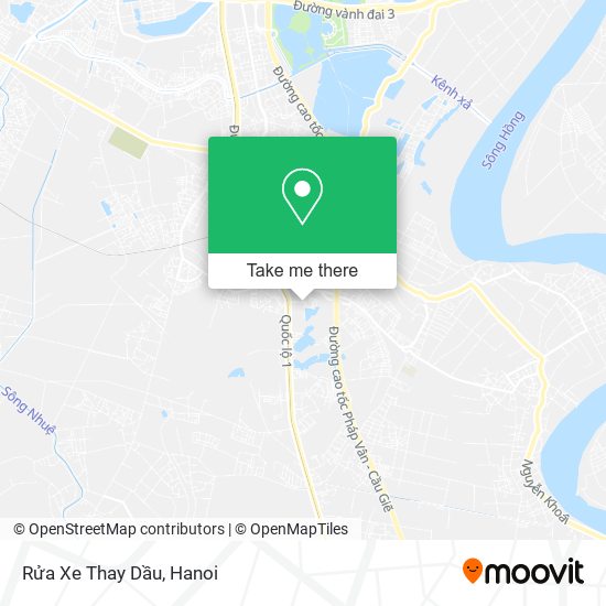 Rửa Xe Thay Dầu map