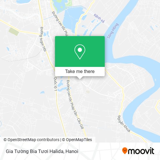 Gia Tường Bia Tươi Halida map