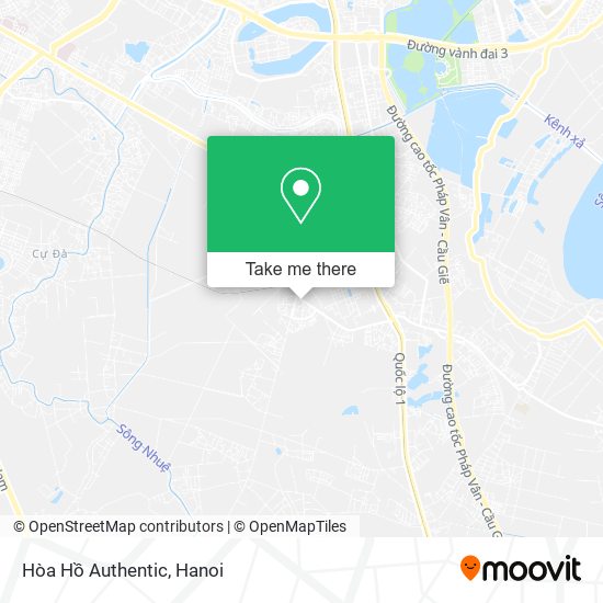 Hòa Hồ Authentic map