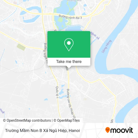 Trường Mầm Non B Xã Ngũ Hiệp map