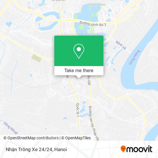 Nhận Trông Xe 24/24 map
