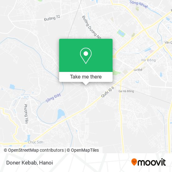 Doner Kebab map