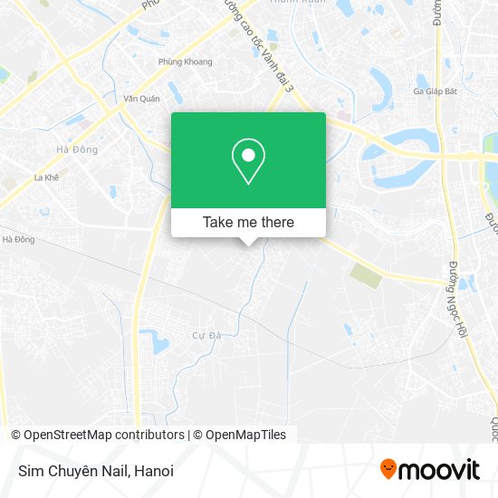 Sim Chuyên Nail map