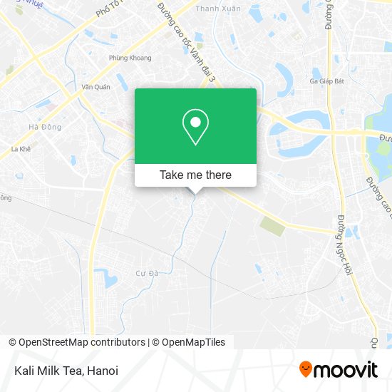 Kali Milk Tea map