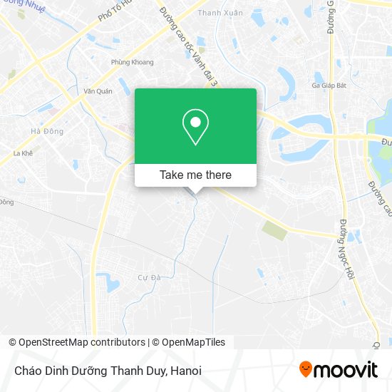 Cháo Dinh Dưỡng Thanh Duy map