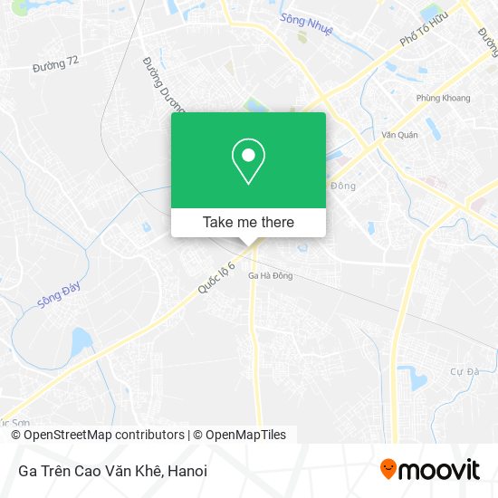 Ga Trên Cao Văn Khê map