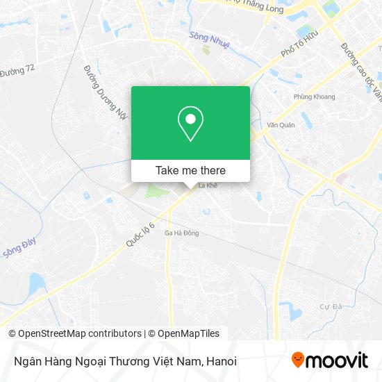 Ngân Hàng Ngoại Thương Việt Nam map