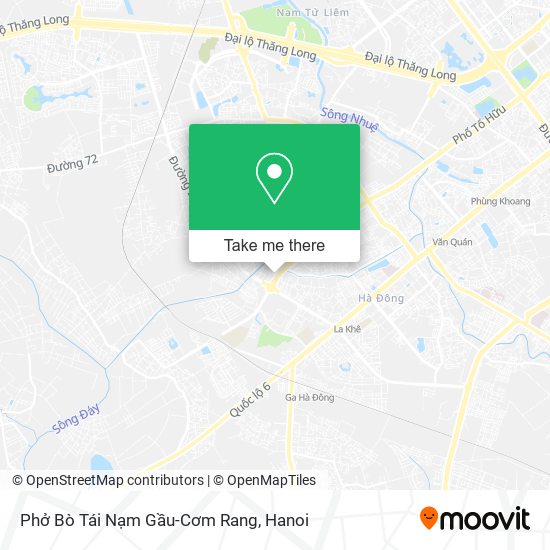 Phở Bò Tái Nạm Gầu-Cơm Rang map