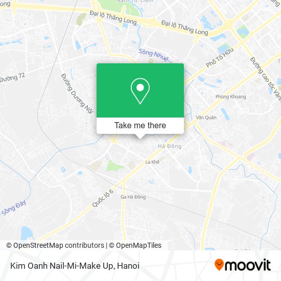 Kim Oanh Nail-Mi-Make Up map