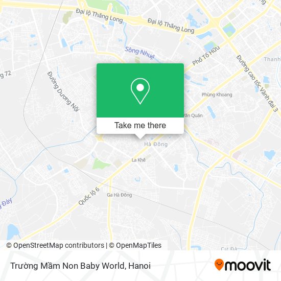 Trường Mầm Non Baby World map