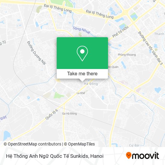 Hệ Thống Anh Ngữ Quốc Tế Sunkids map