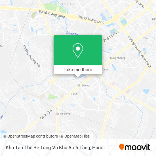 Khu Tập Thể Bê Tông Và Khu Ao 5 Tầng map