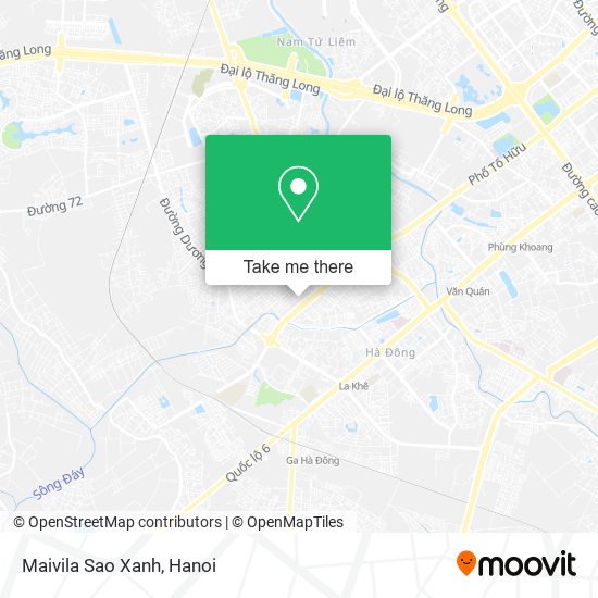 Maivila Sao Xanh map