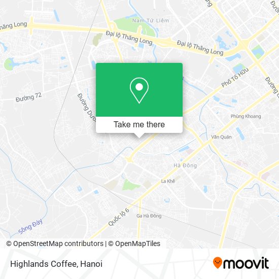 Highlands Coffee map
