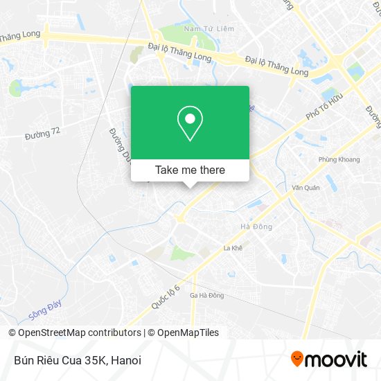 Bún Riêu Cua 35K map