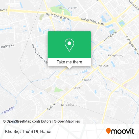 Khu Biệt Thự BT9 map
