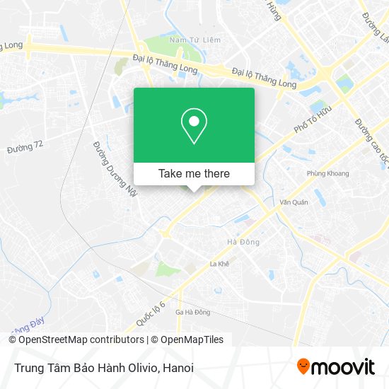 Trung Tâm Bảo Hành Olivio map