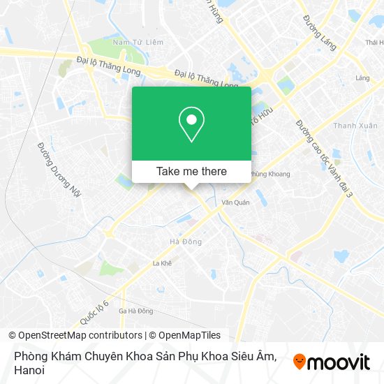 Phòng Khám Chuyên Khoa Sản Phụ Khoa Siêu Âm map