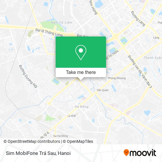 Sim MobiFone Trả Sau map