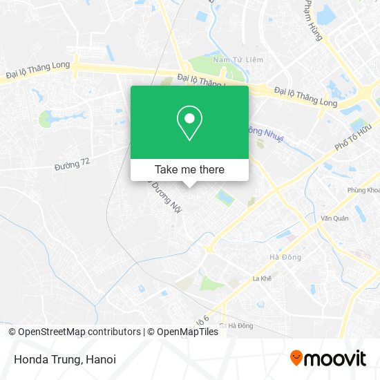 Honda Trung map