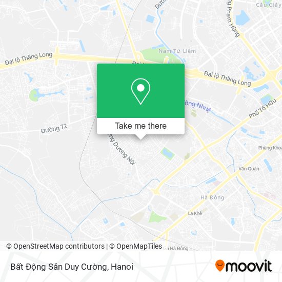 Bất Động Sản Duy Cường map