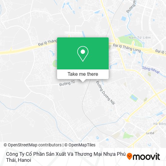 Công Ty Cổ Phần Sản Xuất Và Thương Mại Nhựa Phú Thái map