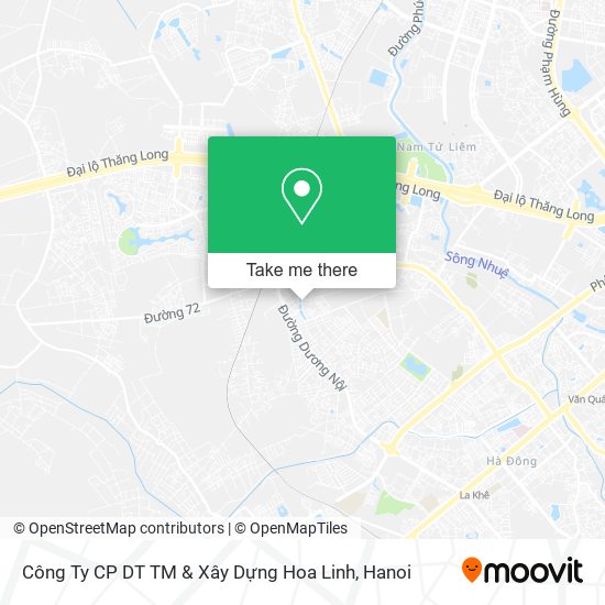 Công Ty CP DT TM & Xây Dựng Hoa Linh map
