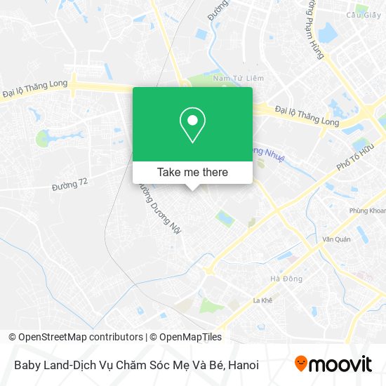 Baby Land-Dịch Vụ Chăm Sóc Mẹ Và Bé map