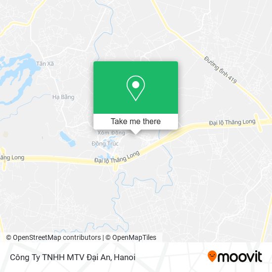 Công Ty TNHH MTV Đại An map