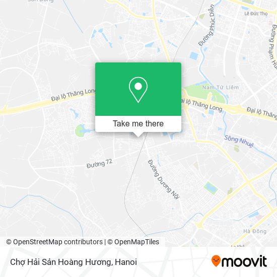 Chợ Hải Sản Hoàng Hương map