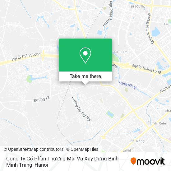 Công Ty Cổ Phần Thương Mại Và Xây Dựng Bình Minh Trang map