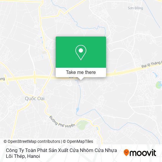 Công Ty Toàn Phát Sản Xuất Cửa Nhôm Cửa Nhựa Lõi Thép map