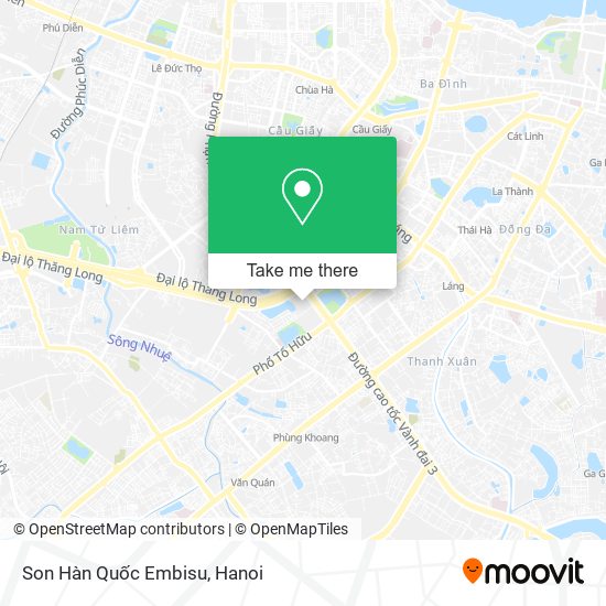 Son Hàn Quốc Embisu map
