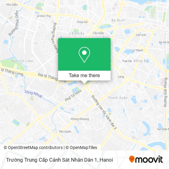 Trường Trung Cấp Cảnh Sát Nhân Dân 1 map